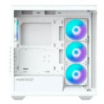 Gabinete MUNFROST POLARIS - ATX, Cristal Templado, 4 Vent. Incluidos, USB 3.0, Blanco - Imagen 3