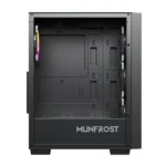 Gabinete MUNFROST Alpha Black - ATX, Cristal Templado, 4 Vent. Incluidos, USB 3.1, Color Negro - Imagen 4