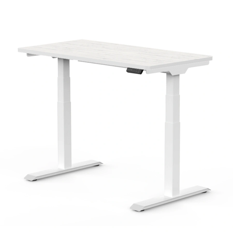 5c6dfe0e804571a1bbdba0fb3bf05b6f Escritorio Eléctrico Gamer MUNFROST MoonStone Advanced - Base Blanca, 75x150cm, Altura Ajustable, Cubierta Alaska - Imagen 1