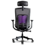 Silla Gamer MUNFROST NASH - Soporte Lumbar, Descansabrazos 3D, Hasta 180kg, Pistón Clase 4, Negro - Imagen 3