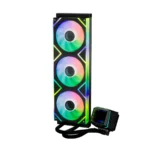 Enfriamiento Liquido AIO XPG Levante II 360 - 360mm, 3x120mm, Hasta 2000 RPM, 58 CFM, 29.33 dBA, 4pin 12V, 3pin 5V - Negro - Image 2