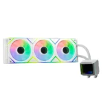 Enfriamiento Liquido AIO XPG Levante II 360 - 360mm, 3x120mm, Hasta 2000 RPM, 58 CFM, 29.33 dBA, 4pin 12V, 3pin 5V - Blanco