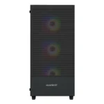 Gabinete MUNFROST Alpha Black - ATX, Cristal Templado, 4 Vent. Incluidos, USB 3.1, Color Negro - Imagen 2
