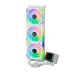 Enfriamiento Liquido AIO XPG Levante II 360 - 360mm, 3x120mm, Hasta 2000 RPM, 58 CFM, 29.33 dBA, 4pin 12V, 3pin 5V - Blanco - Image 4