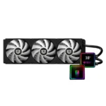 Enfriamiento Liquido AIO BALAM RUSH Cryo Prism 360 Black - 360mm, 3x120mm, Hasta 1800 RPM, 67.5 CFM, 26.9 dBA, 4pin 12V, 3pin 5V - Negro - Image 2