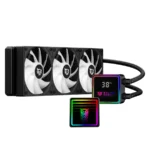 Enfriamiento Liquido AIO BALAM RUSH Cryo Prism 360 Black - 360mm, 3x120mm, Hasta 1800 RPM, 67.5 CFM, 26.9 dBA, 4pin 12V, 3pin 5V - Negro - Image 3