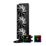 Enfriamiento Liquido AIO BALAM RUSH Cryo Prism 360 Black - 360mm, 3x120mm, Hasta 1800 RPM, 67.5 CFM, 26.9 dBA, 4pin 12V, 3pin 5V - Negro