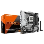 Tarjeta Madre Gigabyte B850M FORCE WIFI6E V2 – Socket AM5, 128GB x2 DDR5 9600Mhz, HDMI, DP, M.2 PCIe 5.0, USB C, USB 3.2, Wi-Fi 6E, Bluetooth 5.3, Micro ATX