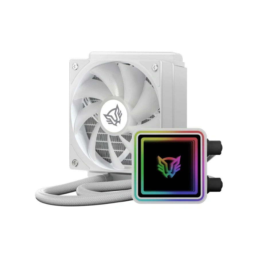 CP-BALAMRUSH-BR-944038-473855 Enfriamiento Liquido AIO BALAM RUSH Cryo Prism 120 Black - 120mm, 1x120mm, Hasta 1800 RPM, 67.5 CFM, 26.9 dBA, 4pin 12V, 3pin 5V - Blanco - Imagen 1