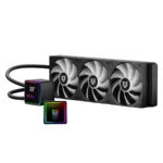 Enfriamiento Liquido AIO BALAM RUSH Cryo Prism 360 Black - 360mm, 3x120mm, Hasta 1800 RPM, 67.5 CFM, 26.9 dBA, 4pin 12V, 3pin 5V - Negro - Image 4