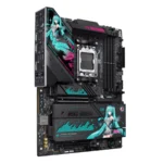 Tarjeta Madre Asus ROG STRIX X870E-H GAMING HATSUNE MIKU EDITION – Socket AM5, 256GB x4 DDR5 8000MT/s, HDMI, M.2 PCIe 5.0, USB C, USB 3.2, Wi-Fi 7, Bluetooth 5.4, ATX - Image 5