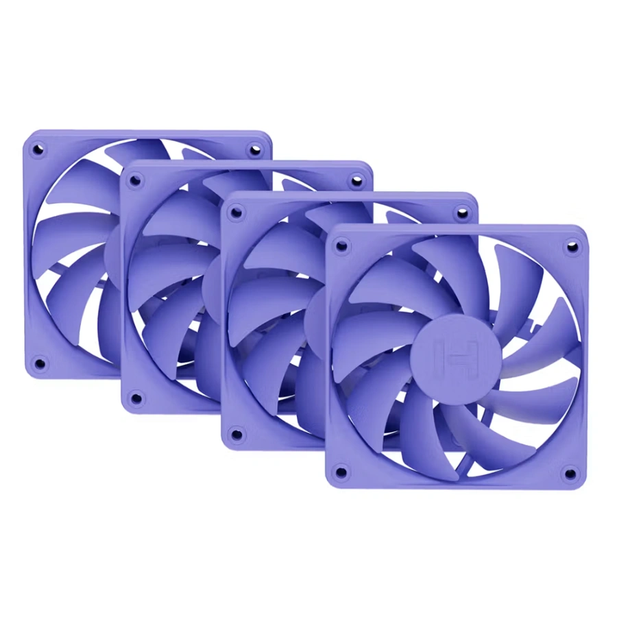 45ce945447n Kit de Ventiladores HYTE Flow FA12 (Pack de 4) - 120mm, PWM 4 Pinos, 72 CFM, 1500 RPM, 28.0 dBA máx. - Taro Milk - Imagen 1