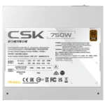 Fuente de Poder Antec CSK750DC BLANCO - 750W, 80 Plus Bronce, ATX 12V 2.52, No Modular, PFC Activo - Color Blanco - Image 7