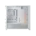 Gabinete para PC Corsair 5000D RS - Torre Media, ATX/E-ATX, Vidrio Templado, 4 Ventiladores Incluidos, GPU hasta 450mm - Blanco - Imagen 3