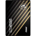 Unidad De Estado Solido SSD MSI SPATIUM S270 SATA 2.5 - 480GB, SATA III 6Gbps, 500 MB/s, NAND 3D, SATA 2.5" - Imagen 5