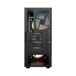 Gabinete Gamer Balam Rush DragonFly Ventra GM570 - Media Torre, Panel de Cristal Templado, 4 Ventiladores ARGB Preinstalados, Soporta ATX/Micro ATX/Mini ITX, USB 3.0 - Color Negro - Imagen 4