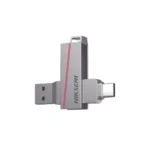 Memoria USB Dual HIKSEMI HS-USB-E307C - 128GB, USB 3.2 Tipo C y Tipo A, Lectura hasta 150 MB/s, Escritura hasta 45 MB/s, Con Diseño Retráctil