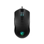 Mouse Gamer Alámbrico MSI FORGE GM320 - Sensor Óptico, Hasta 12800 DPI, 7 Botones, Iluminación RGB de 13 Modos, Switch de 20 Millones de Clics - Negro